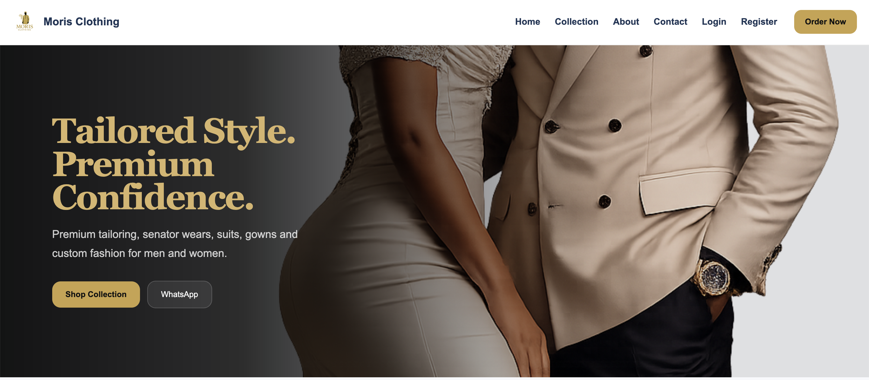 Fashion storefront preview